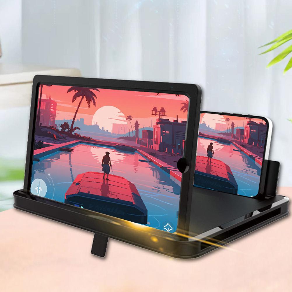 Matte Anti Glare Screen - 10/12/14 インチ携帯電話アンプ HD スクリーン拡大鏡抗ブルーライトと目の保護多機能アンプ