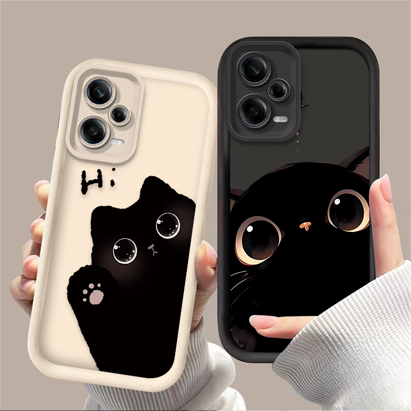Xiaomi Redmi Note 13 - 可愛い大きな目の猫のスマホケース Xiaomi Redmi Note 13 14