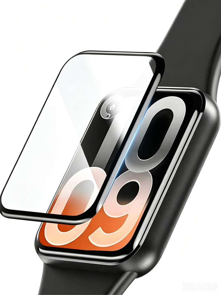 Curved Edge Screen - 保護フィルム Xiaomi Band 10 Pro スクリーンプロテクター湾曲エッジ保護フィルムカバー