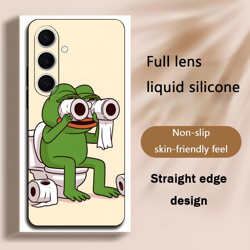 Samsung Galaxy S24 - 悲しいペペのカエルが描かれたクールなスマホケース、Samsung Galaxy S25 S24 S23 S22