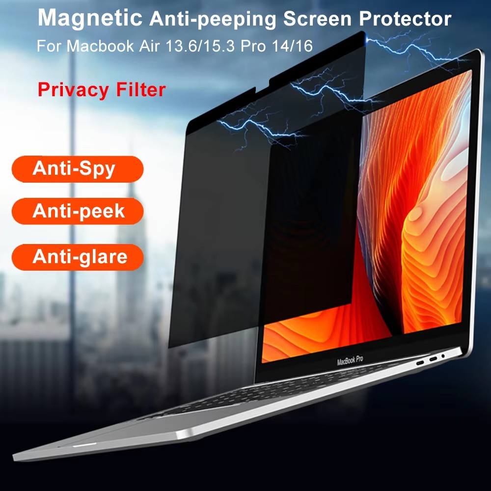 Matte Anti Glare Screen - 磁気プライバシースクリーンプロテクター Macbook M4 M3 M2 Pro14