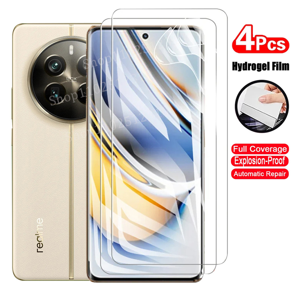 Realme C67 - 4 個ヒドロゲルフィルム Realme 12 プロプラスソフトスクリーンプロテクター Realme