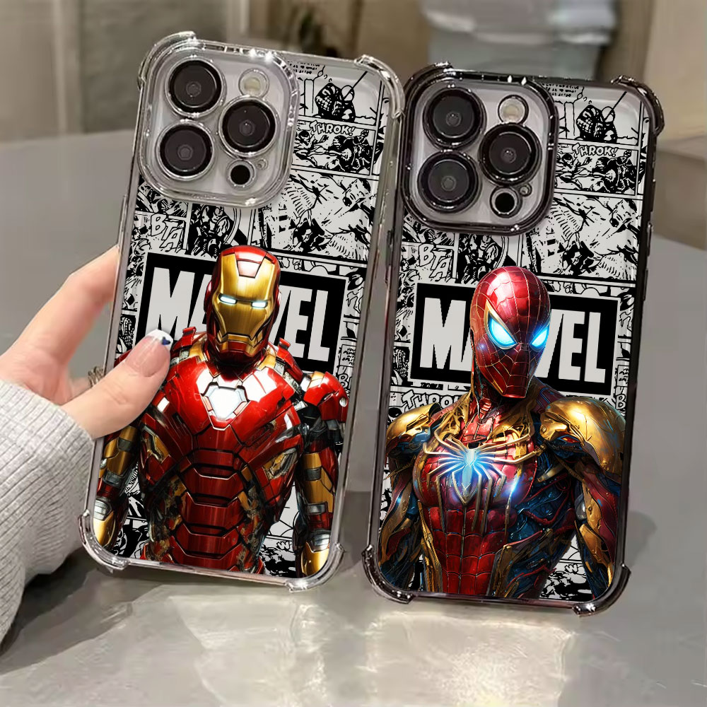 Xiaomi Poco X6 - マーベルスパイダーマンアイアンマンコミック電話ケース Xiaomi Poco X8 Pro Max