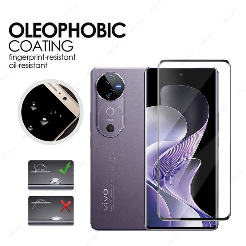 Vivo V40 - Vivo V405g用の3D強化ガラススクリーン,カメラレンズ保護フィルム