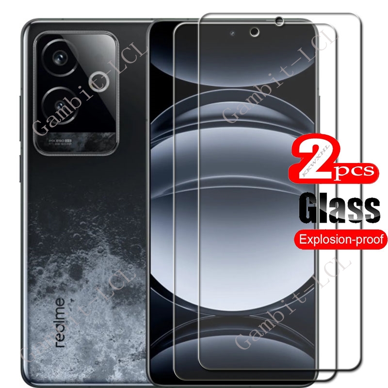 Realme Gt 6 - Realme用スクリーンプロテクター,Realme用強化ガラスフィルム,snapdragon 8 gen 3, 9h hd,gt6,6.78インチ,中国,2個