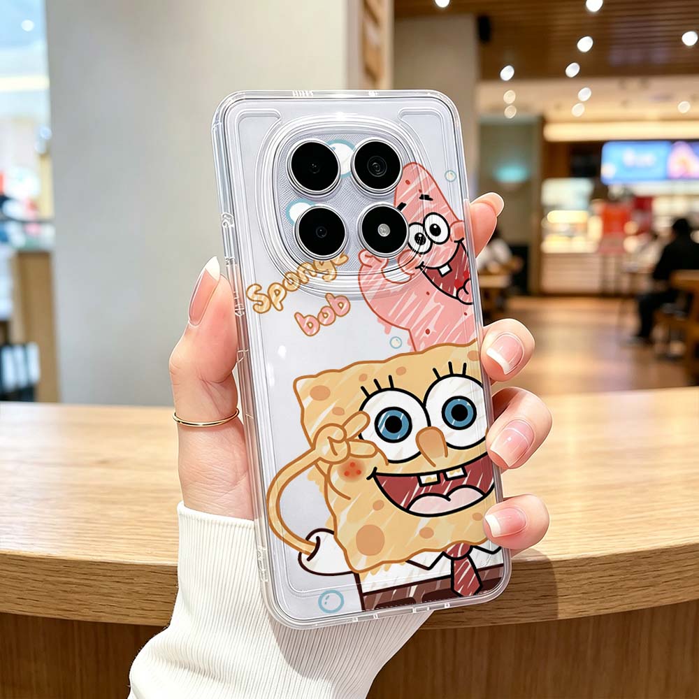 漫画風のかわいいS-スポンジボブカバー Xiaomi POC - Xiaomi Poco X6 のレビューと価格