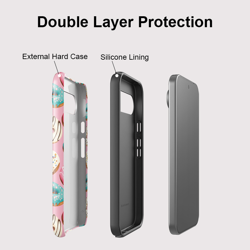 Fcicicase 2 in 1 デュアルレイヤー携帯電話ケ - Google Pixel 8A のレビューと価格