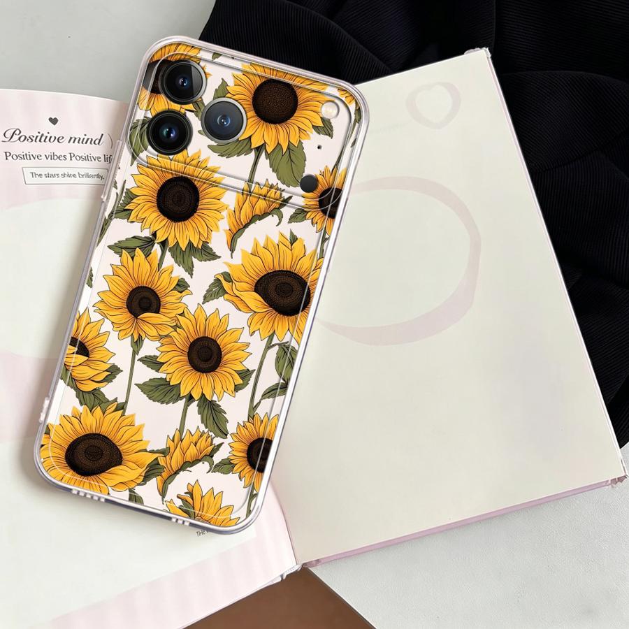 かわいいひまわり柄ケース Apple iPhone 17 P - Apple Iphone 16 のレビューと価格