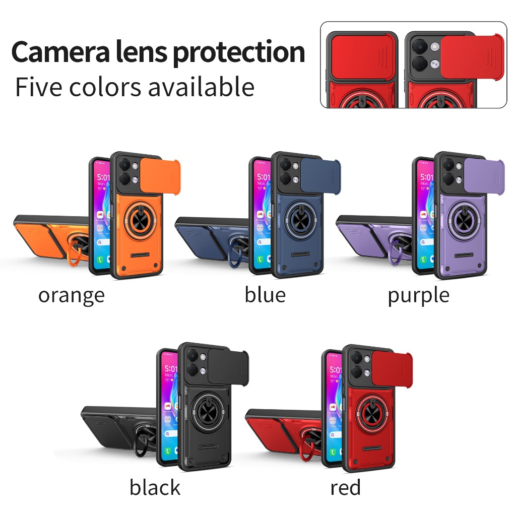 スライドカメラレンズプロテクター360 °   リングホルダ - Camera Lens Protector のレビューと価格