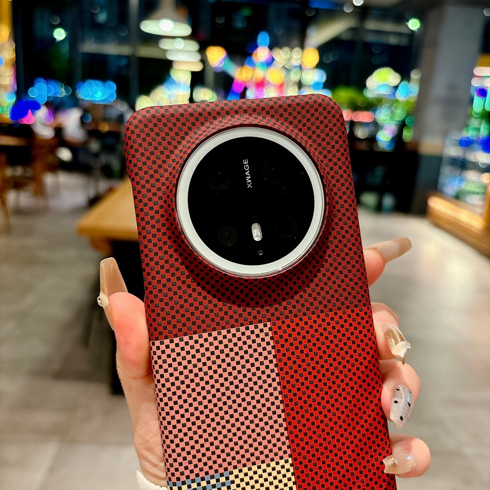 超薄型Magsafe対応カーボンファイバーテクスチャスマホケ - Huawei Pura 70 のレビューと価格