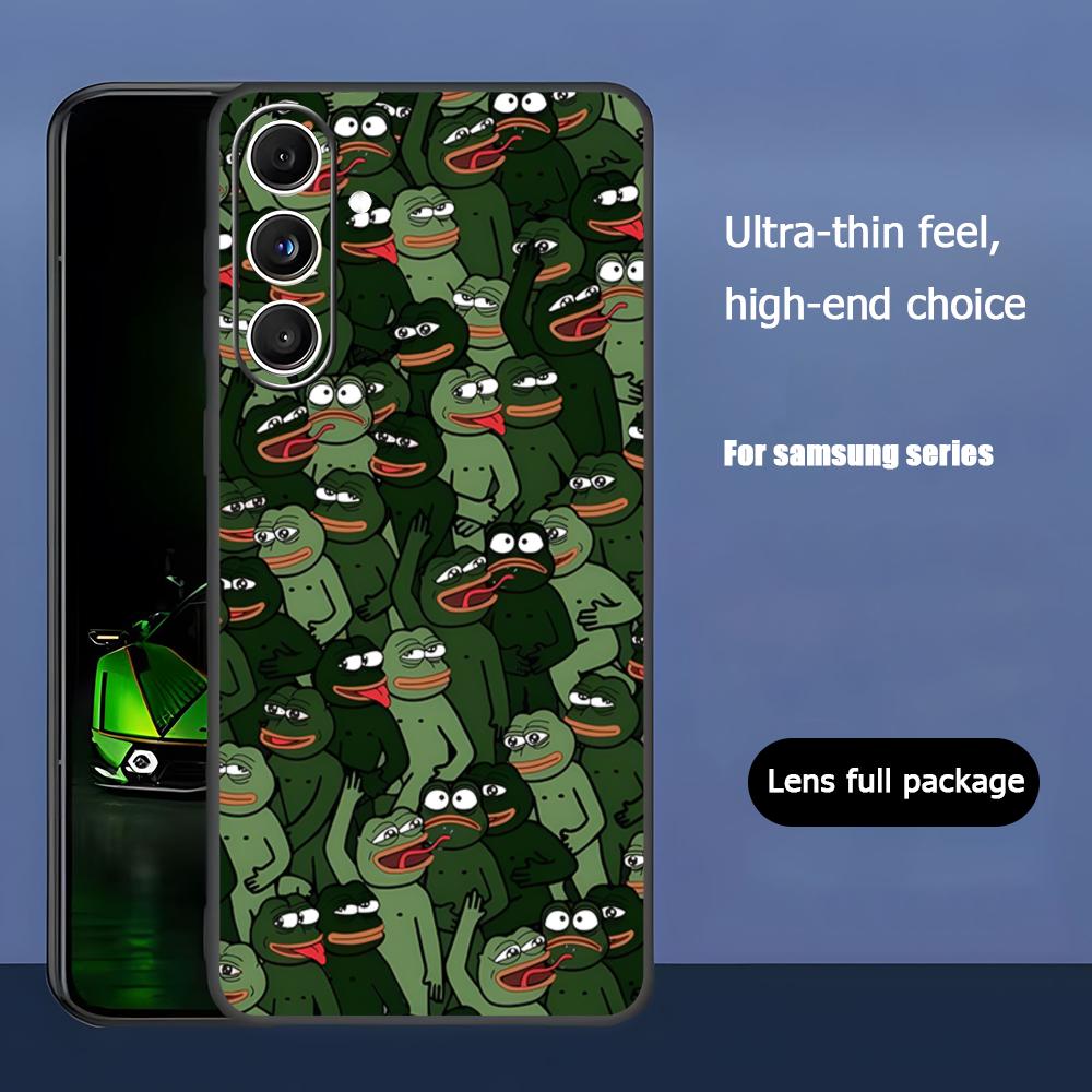 悲しいペペのカエルが描かれたクールなスマホケース、Samsu - Samsung Galaxy S24 のレビューと価格