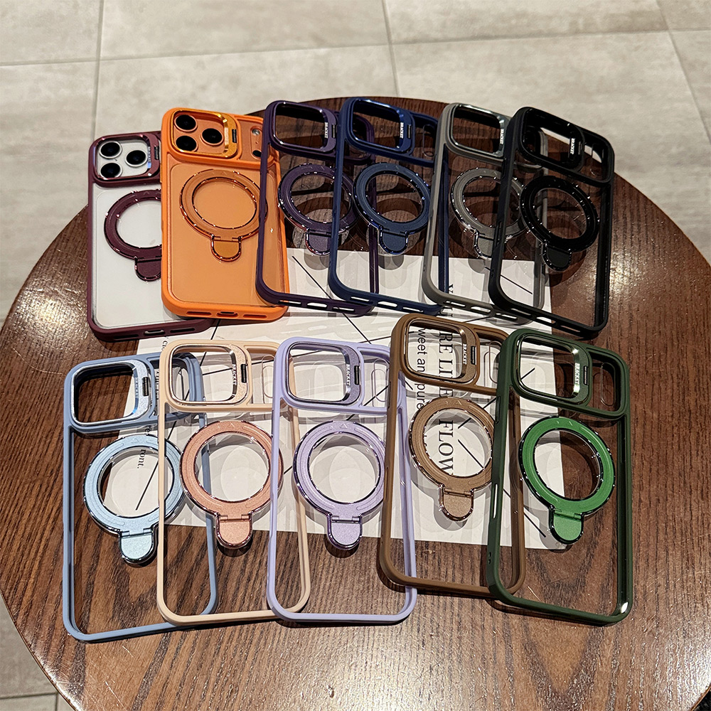 MagSafe対応 磁気ホルダー付きスマホケース iPhon - Camera Lens Protector のレビューと価格
