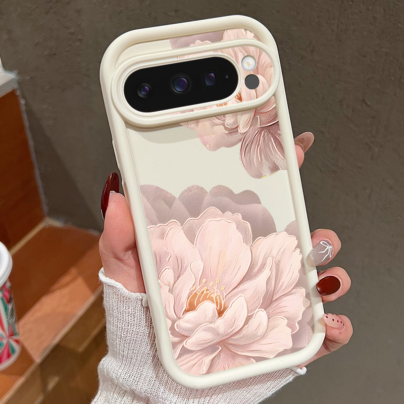 ピンクの花柄ソフトTPUスマホケース Google Pixe - Google Pixel 8A のレビューと価格