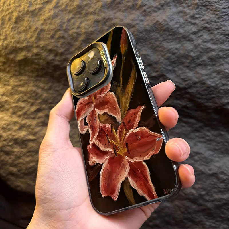 油絵ユリの花レトロ柄 Xiaomi Poco X7 X6 X - Xiaomi Poco X6 のレビューと価格